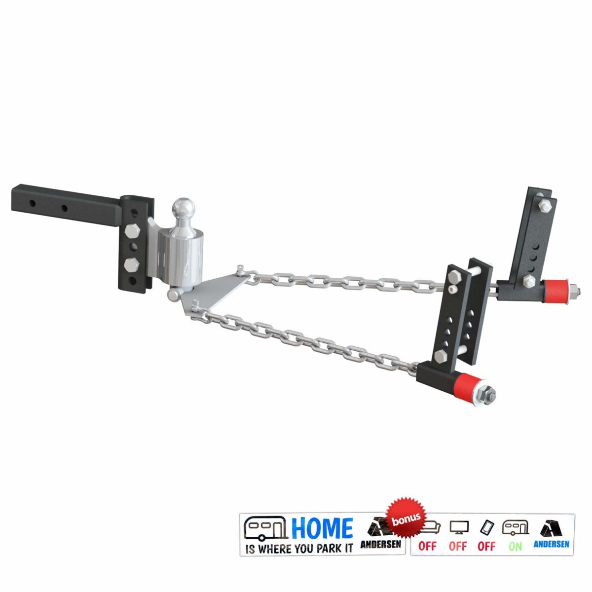 Best Weight Distribution Hitches [2019 Reviews] | Hoist Now Andersen Hitches 3350 No Sway Weight Distribution Hitch